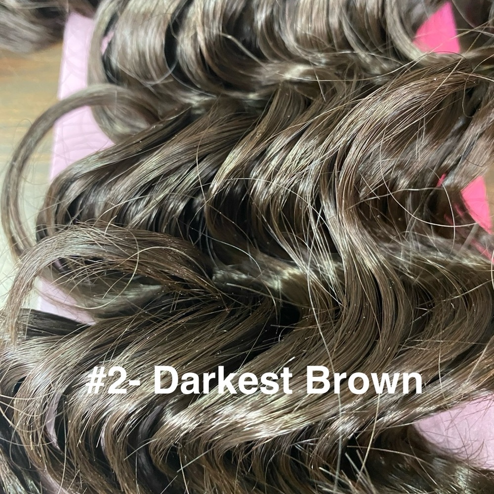 Enstyle Easy 4 All in One Human Hair Natural Blend Hair Deep Bundle Extensions - Picture 7 of 7